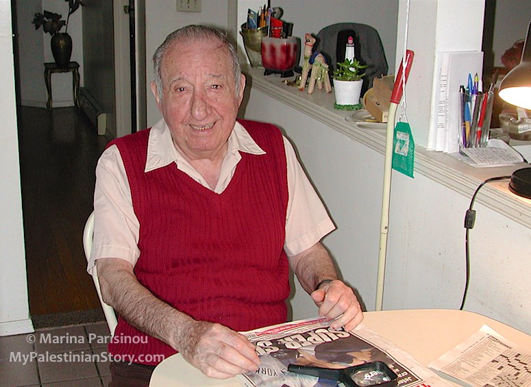 Colia in his basement flat in New York during our interview sessions – Mar 2003
