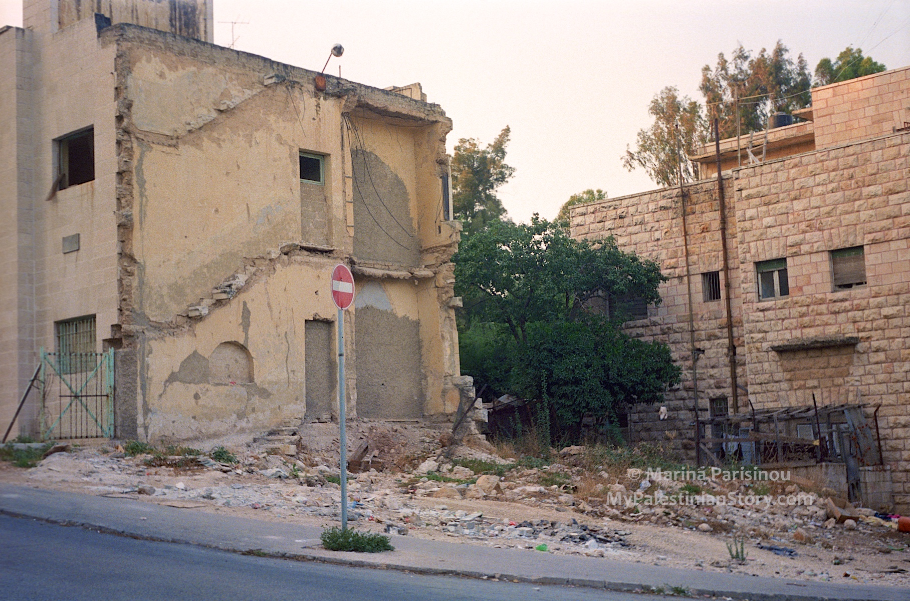 Remains of the Semiramis Hotel, 1986
