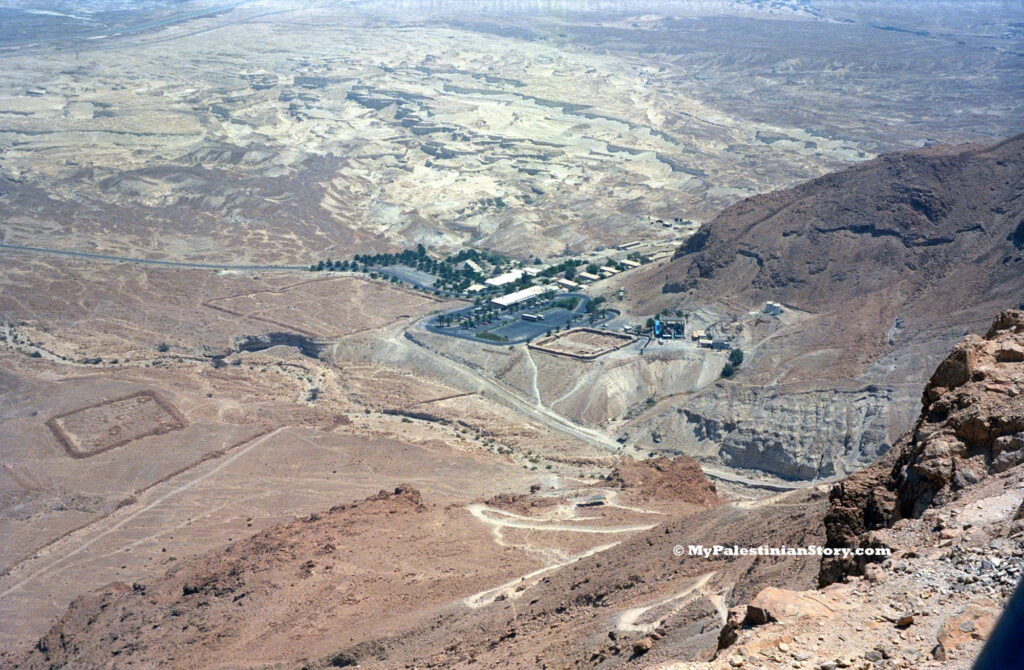 The 'snake path' at Masada