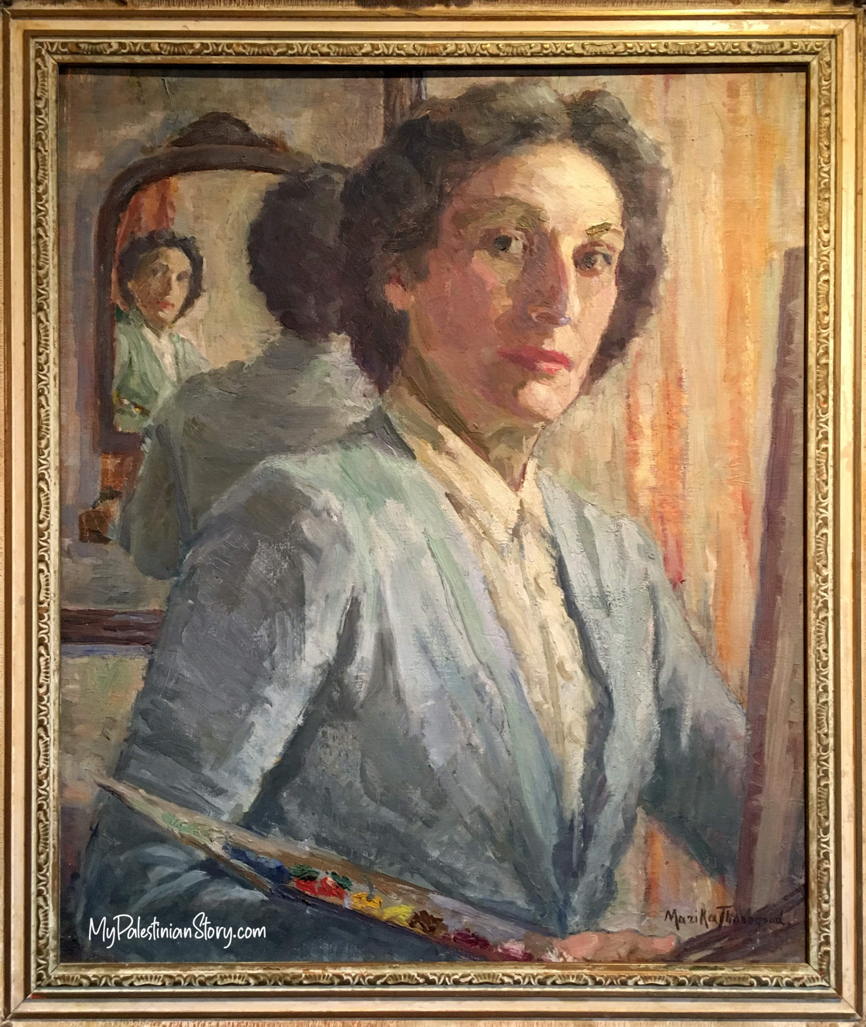 Marika Thorogood self-portrait (Thorogood Family photo collection)